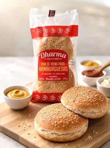 PAN   HAMBURGUESA DHARMA (bandeja 21 piezas)